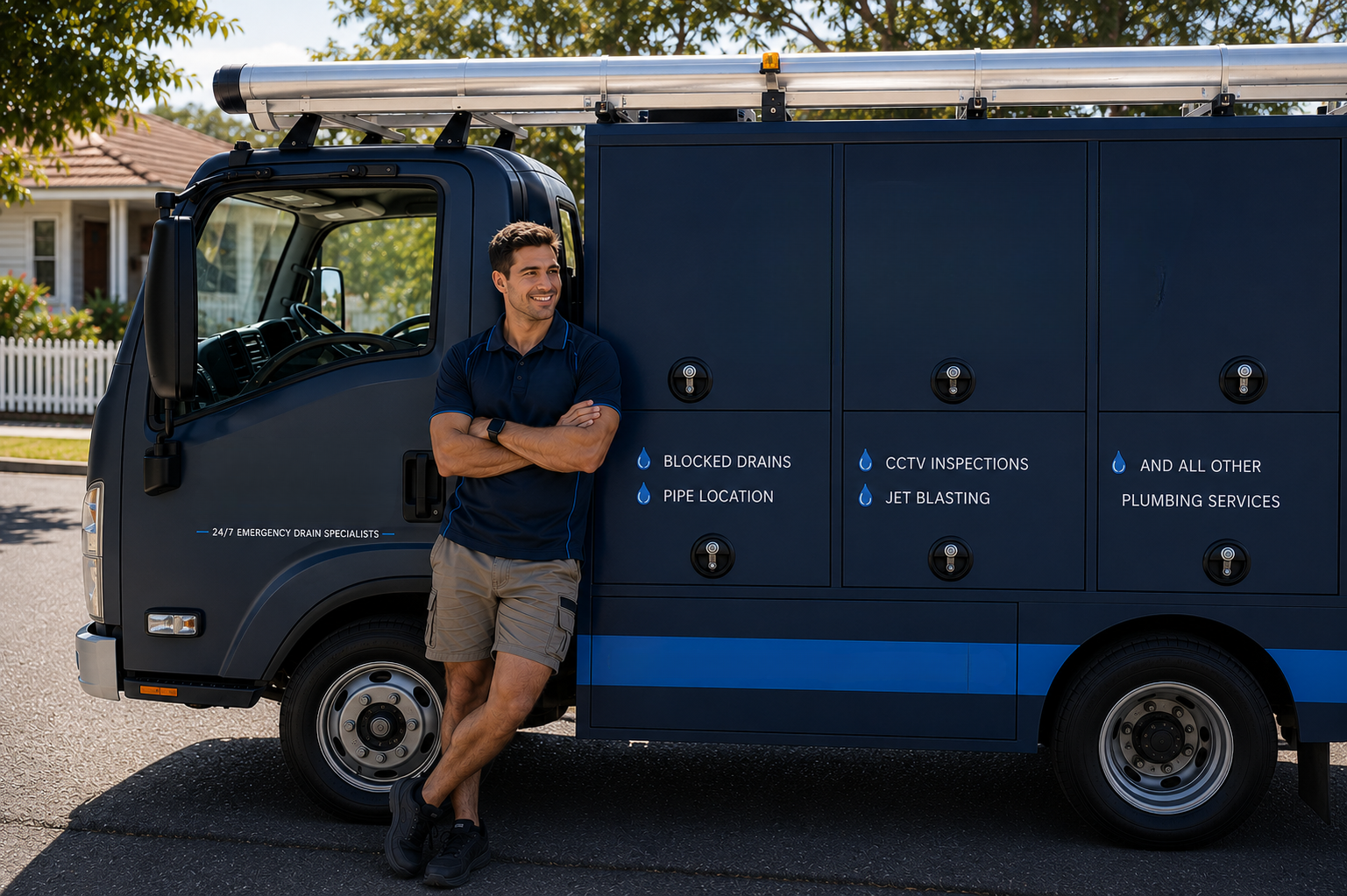 Plumber with Woronora Heights Blocked Drains van